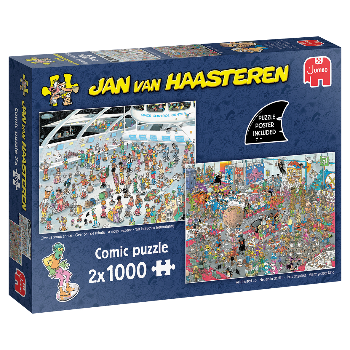 Jan van Haasteren Give us some space & All dressed up (2 × 1000)
