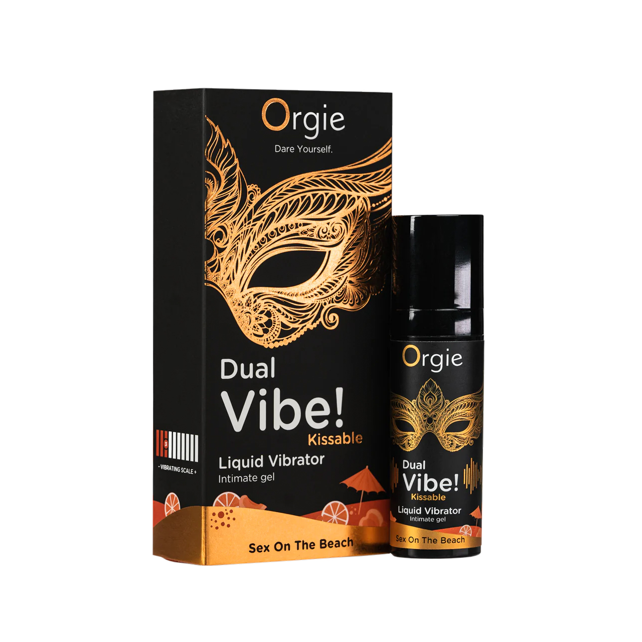 Dual Vibe! Kissable Liquid Vibrator - Sex On The Beach 15 ml