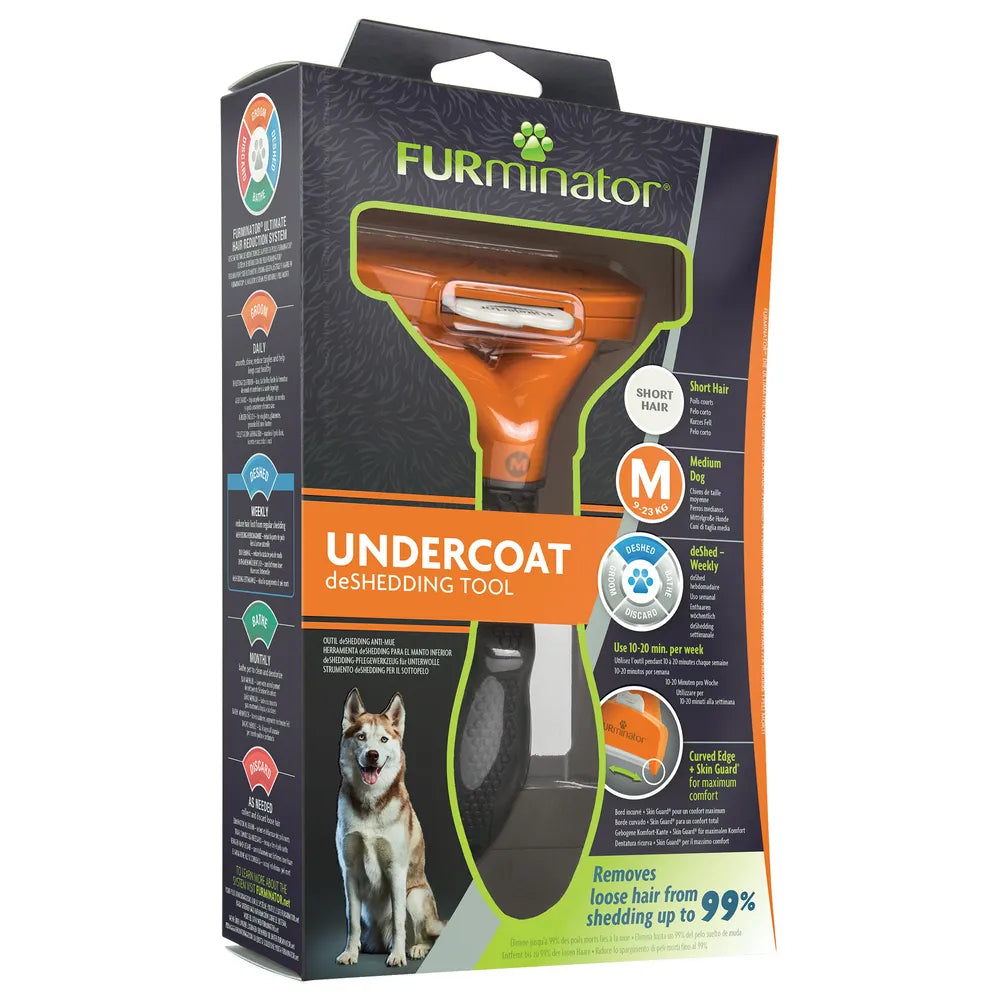 Furminator Short Hair - Pohjavillanpoistaja, M