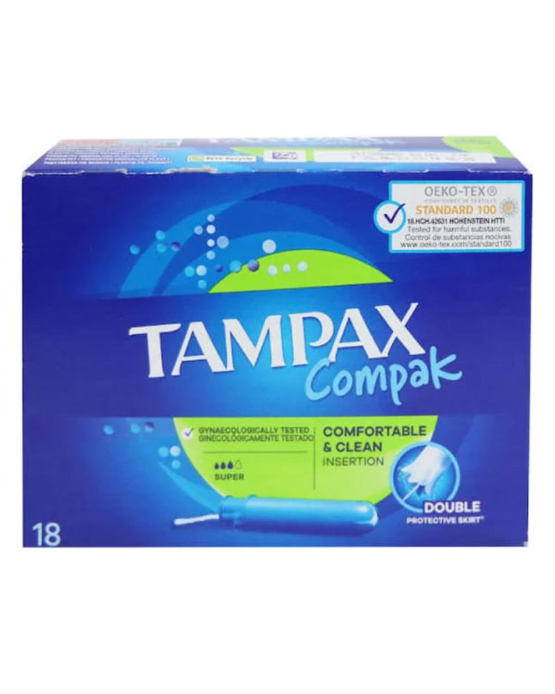 Tampax Compak Super 18'S 18 stk.