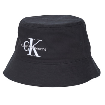 Calvin Klein Hattu 'CK Monogram Embroidery' harmaa / musta