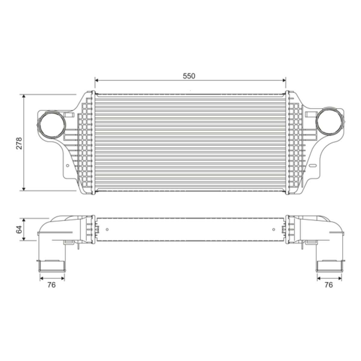 Välijäähdytin VALEO 818377