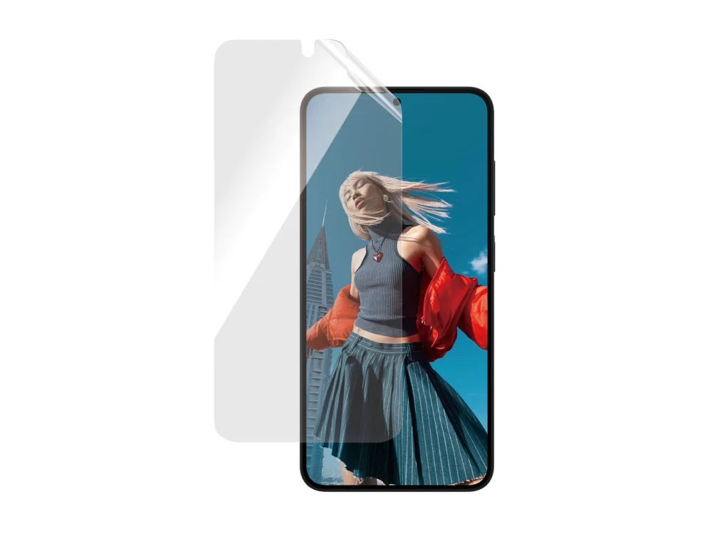 PanzerGlass ® ECO MATRIX Screen Protector Samsung Galaxy S25 | S24 | Ultra-Wide Fit, Samsung, Samsung - Galaxy S25, Samsung - Galaxy S24 5G, Asennus kuivana, Naarmuuntumisenkestävä, Iskunkestävä, Läpinäkyvä, 1 kpl