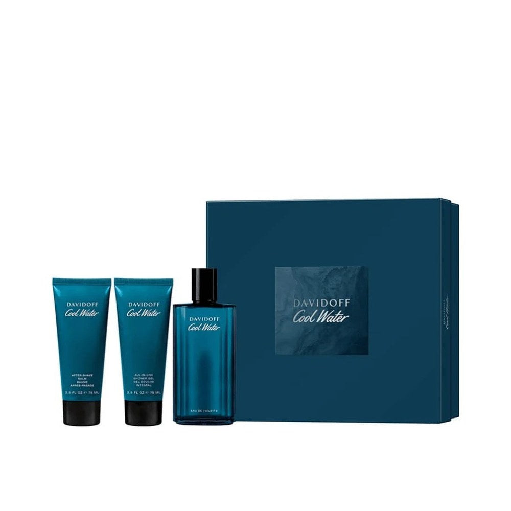 Davidoff Cool Water Eau De Toilette Men 125 ml partavesi 75 ml vartalopesu 75 ml
