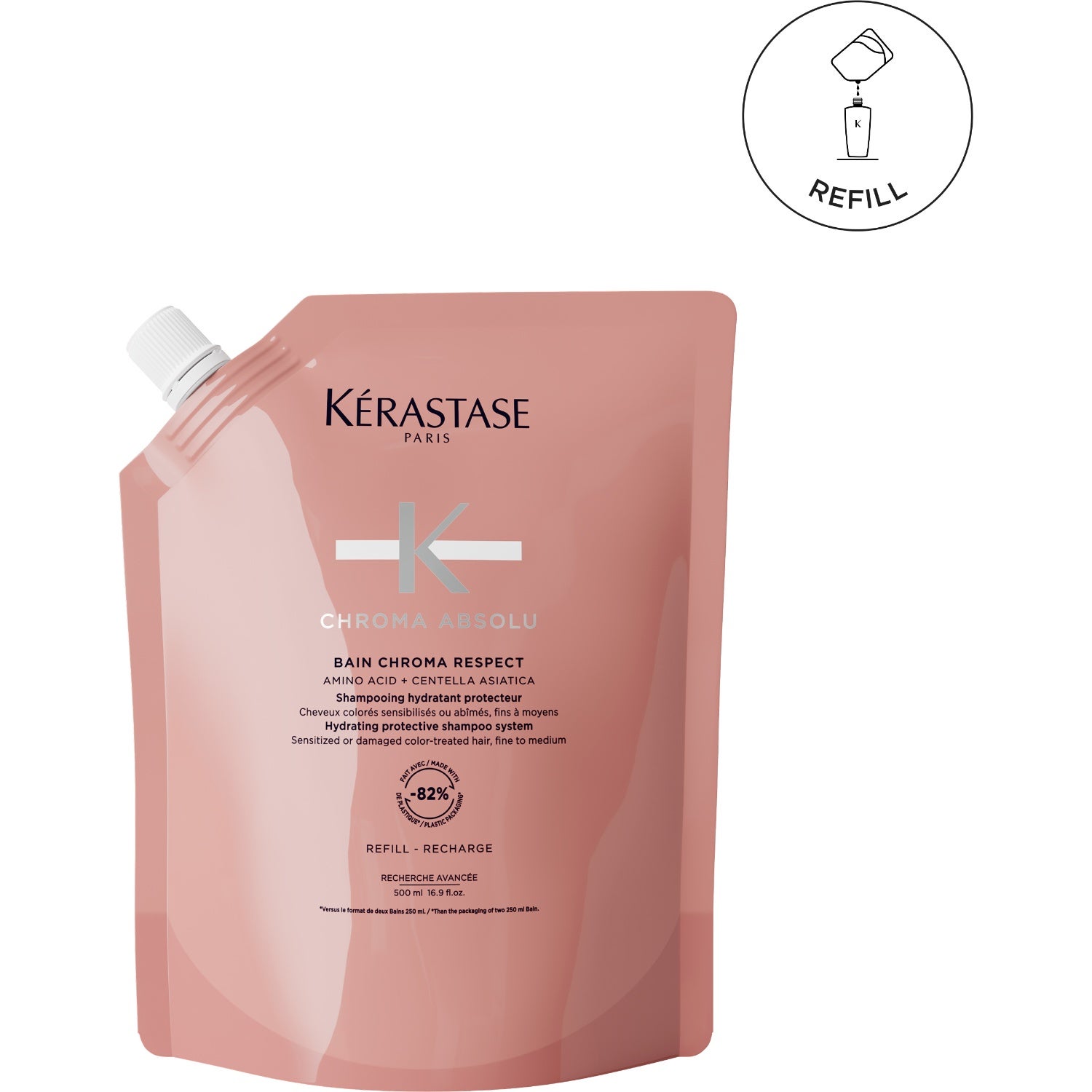 Kérastase Chroma Absolu Bain Chroma Respect Shampoo Refill - 500 ml Refill