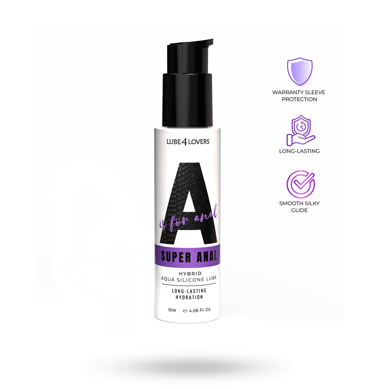 Super Anal Hybrid Anal Lubricant 120 ml Liukuvoide