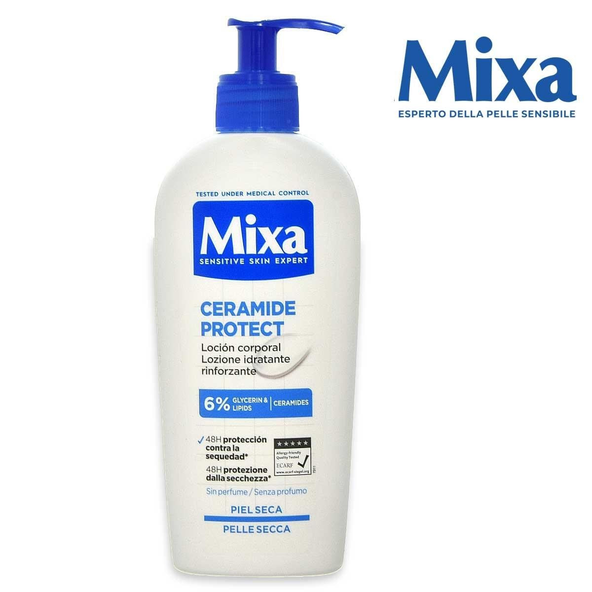 Mixa Ceramide Protect kosteuttava vartalovoide keramideilla 250 ml