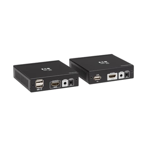 Eaton Series HDMI HDBaseT KVM Console Extender over Cat6 - 2 USB Ports IR 4K @ 30 Hz 1080p 70 m