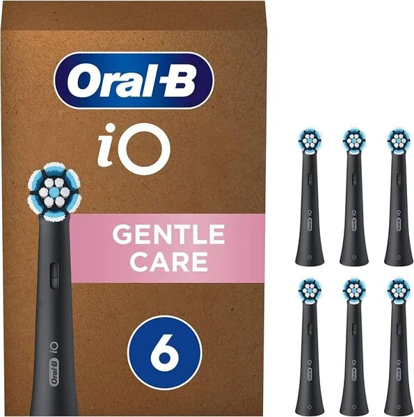 Oral-B Hammasharjan vaihtopäät iO Ultimate Clean Black - 6 pcs