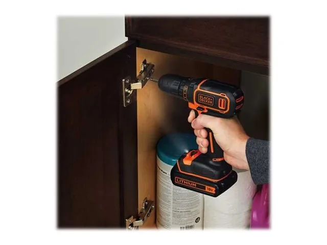 BLACK+DECKER BDCDC18K-QW - Porakone/porakone - akkuporakone - avaimeton porakori 10 mm - 30 N-m - 10,8 V