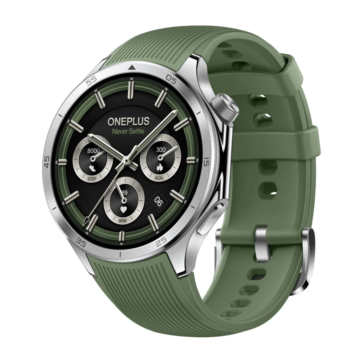 OnePlus Watch 3 hybridiälykello 46 mm (Emerald Titanium)