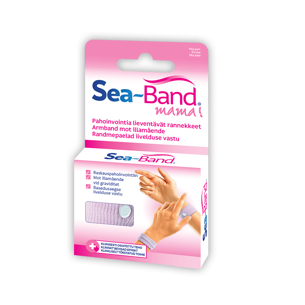 Sea-Band Mama pahoinvointirannekkeet