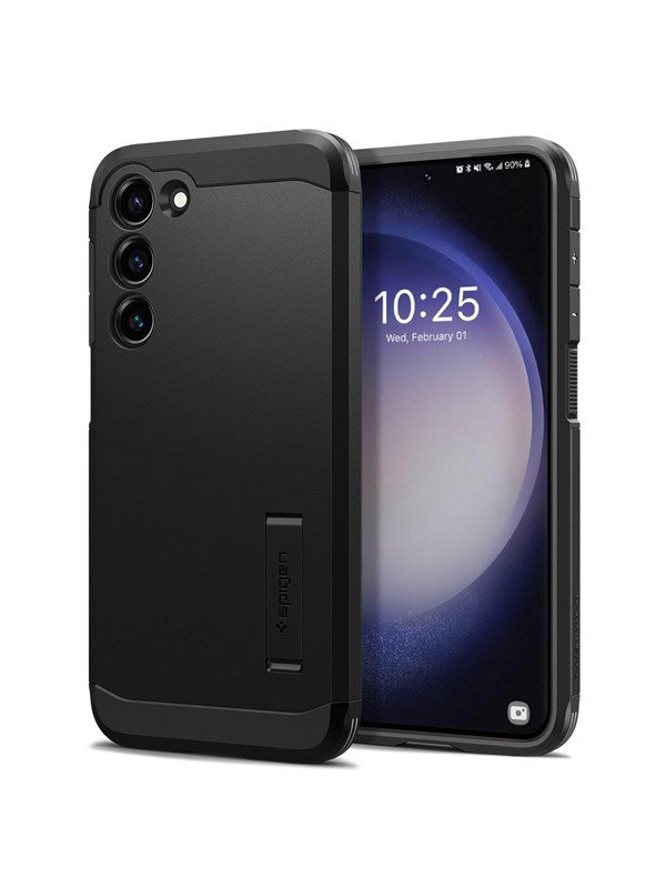 Spigen Tough Armor, Suojus, Samsung, Galaxy S23 Plus, 16,8 cm (6.6), Musta
