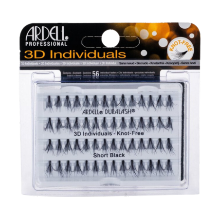 Ardell Duralash 3D Individuals Lyhyet mustat väärät ripset