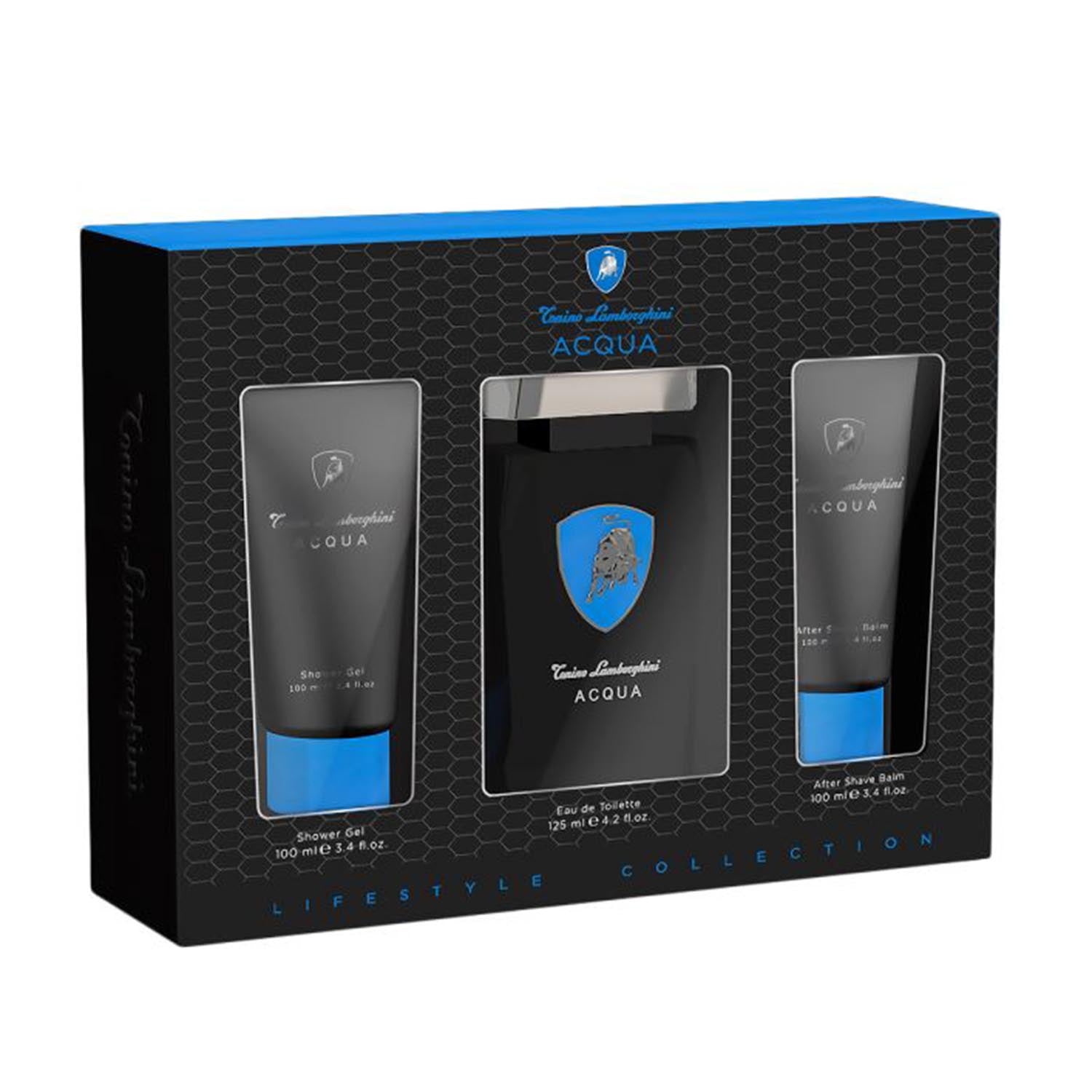 Tonino Lamborghini Water Eau De Toilette 125 ml Spray kylpygeeli 100 ml Partavesibalsami 100 ml