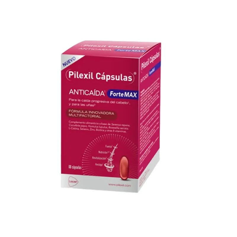 Pilexil Hiustenlähtöä estävät kapselit Forte Max 60 kapselia