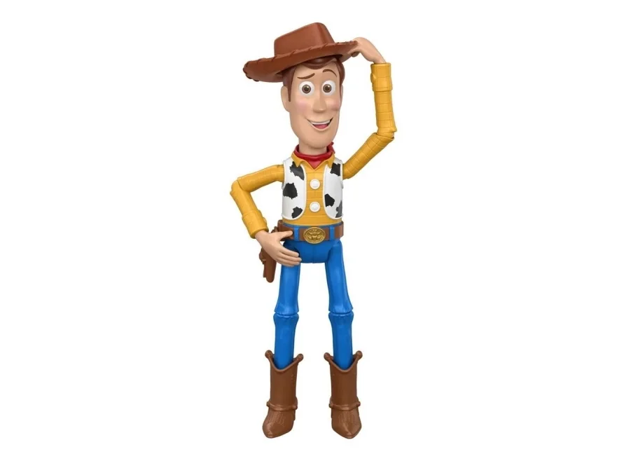 Mattel Disney Toy Story 5 -figuuri, Laughline, jossa on hatunpoistotoiminto, 31 cm