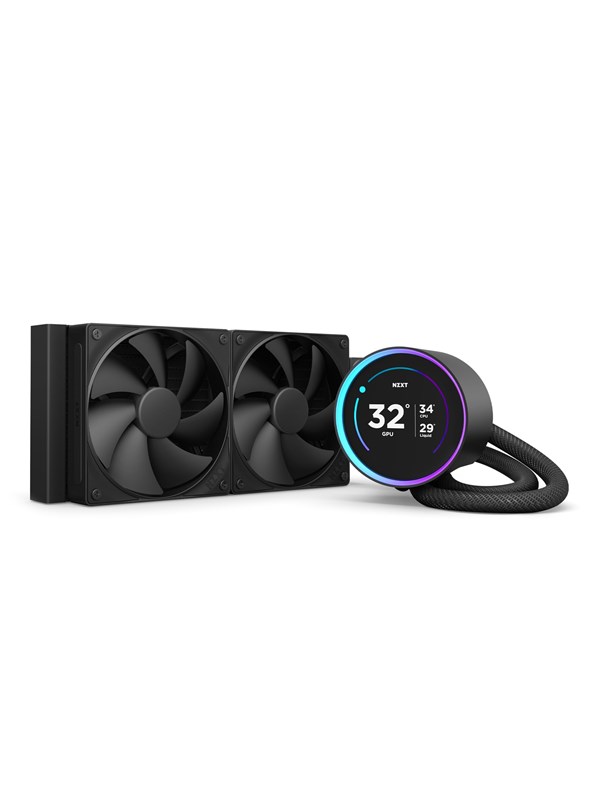 NZXT Kraken Elite V2 240mm RGB -nestejäähdytin, musta
