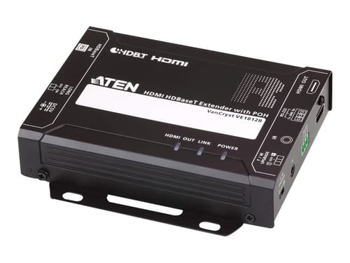 Aten Ve1812r-at-g Av-signaalin Jatkaja Av-vastaanotin Musta