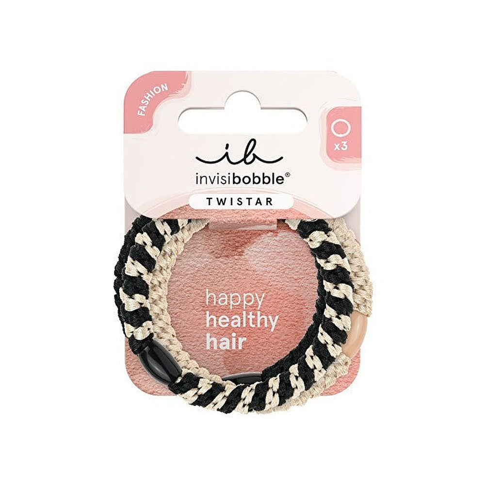 Invisibobble Twistar Classical Braids -hiuskuminauhat, 3 kpl