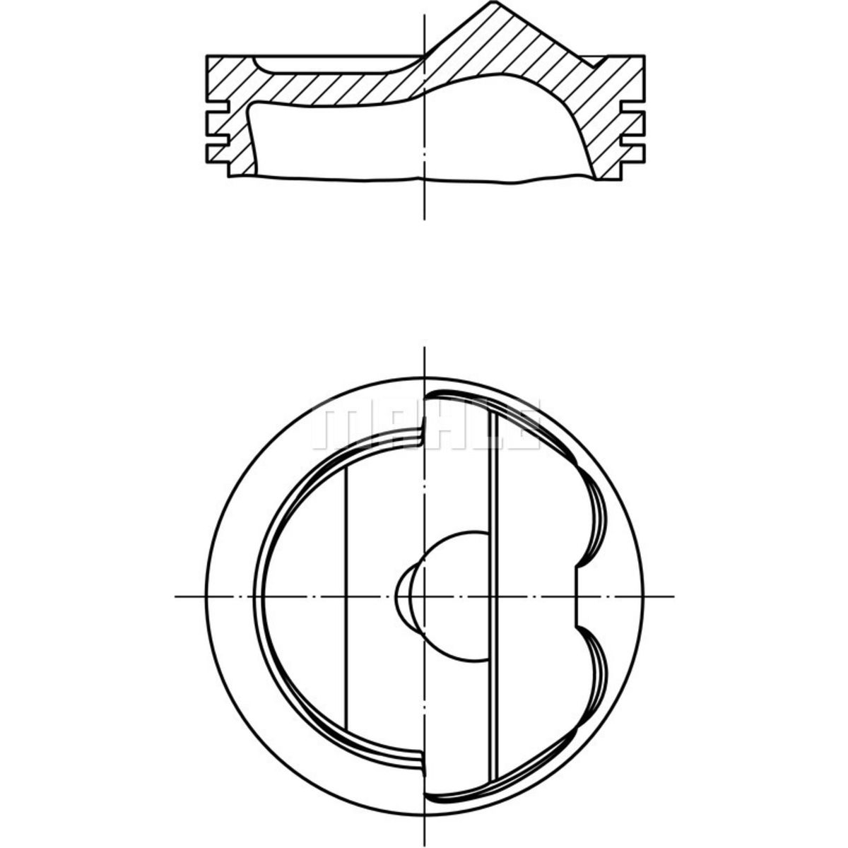 Männät MAHLE 028 PI 00124 000