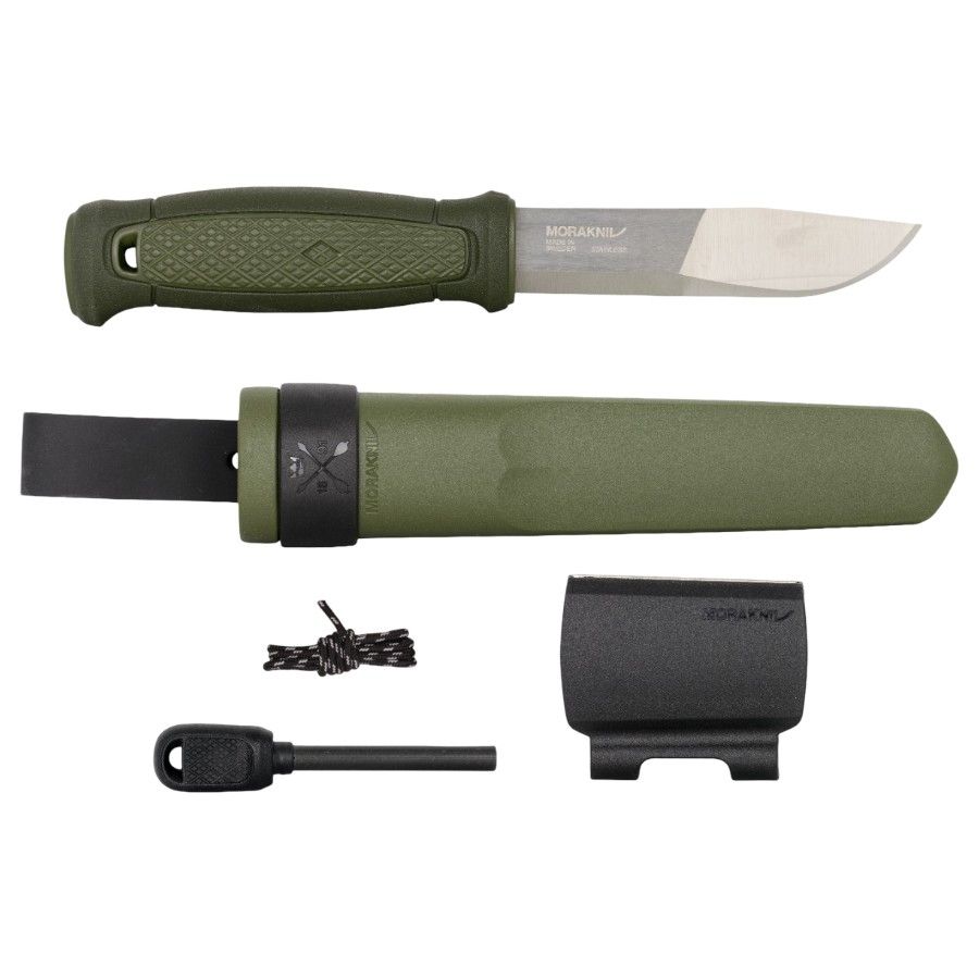 Morakniv Kanbol With Survival Kit (S), veitsi, vihreä