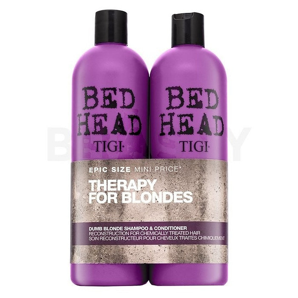 Tigi Bed Head Dumb Blonde Shampoo e Balsamo 750 ml + 750 ml — Shampoo e Balsamo
