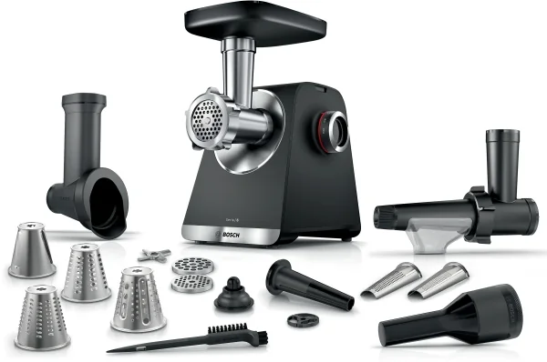 Bosch Serie 6 , 2100 W, musta, Hopea, 3,5 kg/min, 1 m, Ruostumaton teräs, Metalli, Muovi