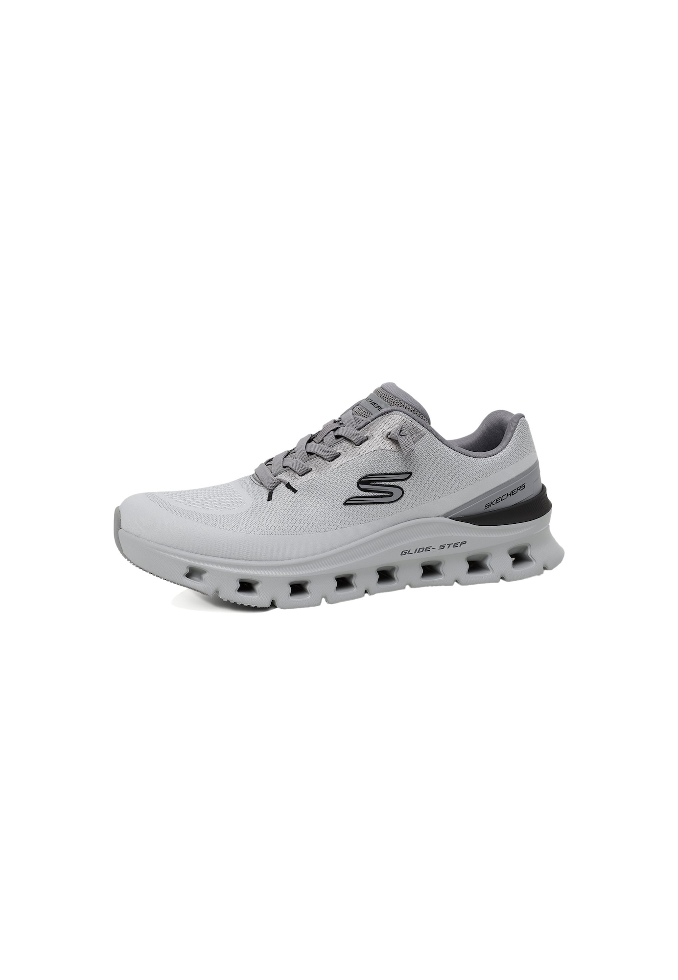 SKECHERS Matalavartiset tennarit 'Glide-Step Pro-Waverra' harmaa / tummanharmaa / musta