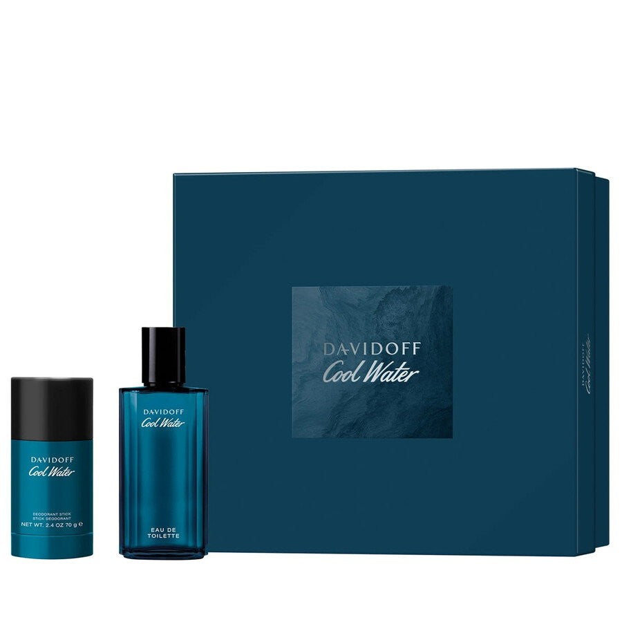 Davidoff setti Davidoff: Cool Water Eau De Toilette miehelle 75 ml + Cool Water 24h Protection Deodorant Stick miehelle 75 g