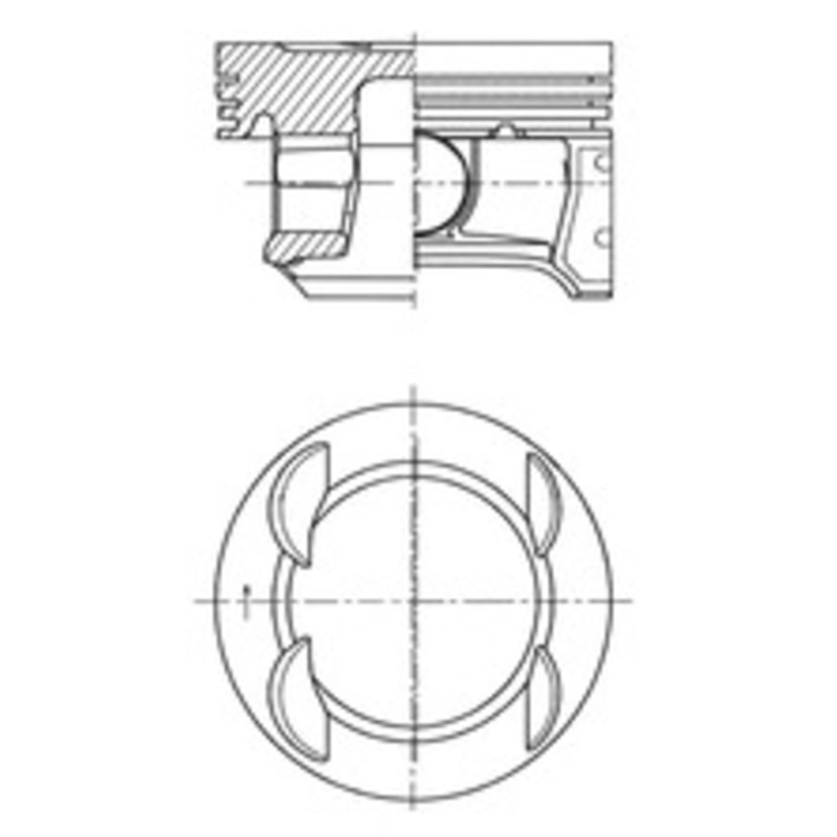 Männät KOLBENSCHMIDT 41007600