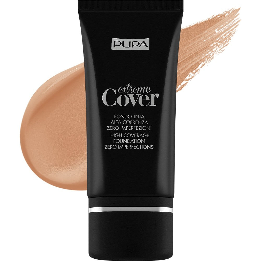 Pupa Extreme Cover korkea peittävä Zero Imperfections Foundation SPF 15 30 ml 050 Deep Sand
