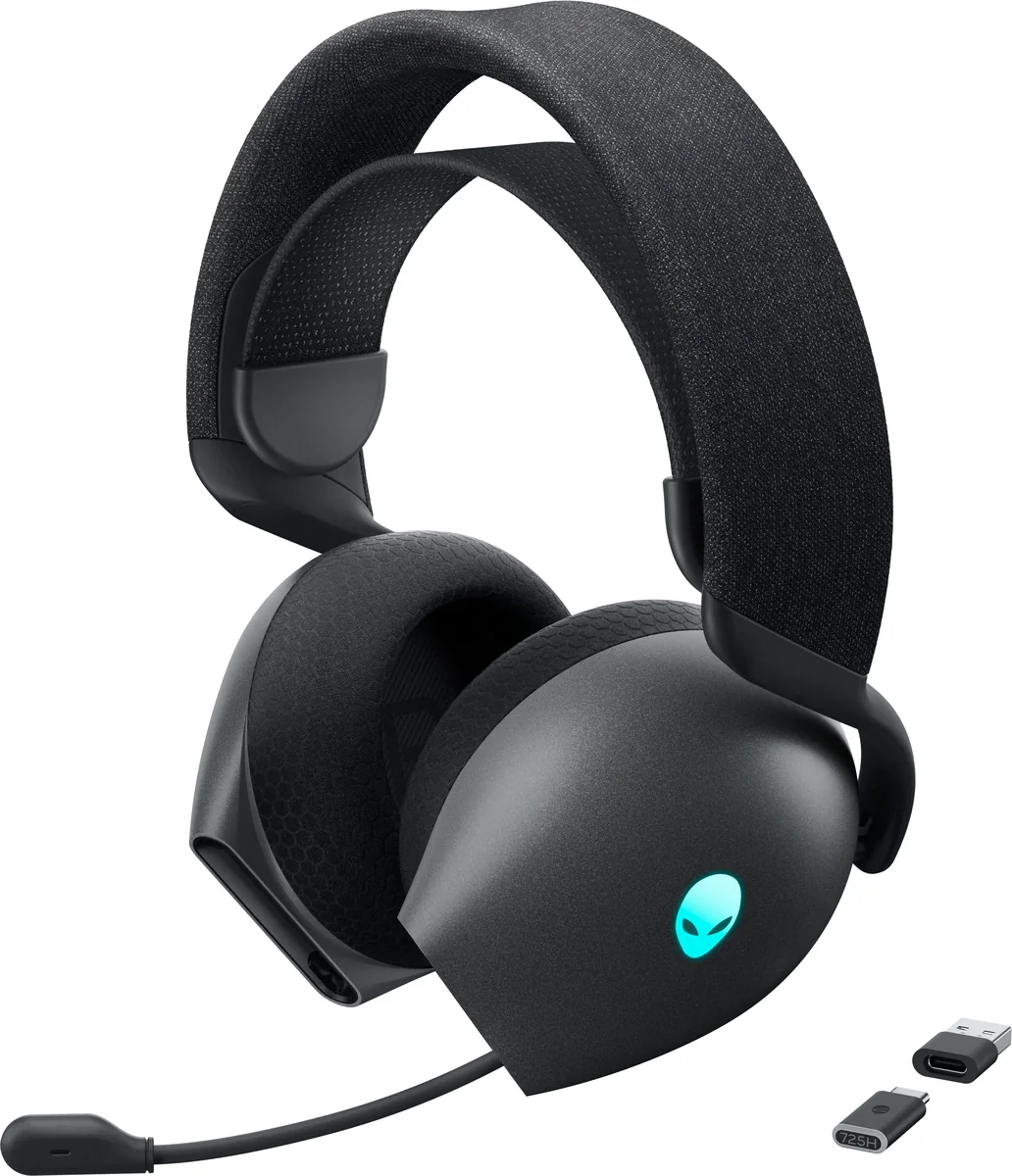 Dell Alienware Tri-Mode Wireless Gaming Headset AW725H - headset