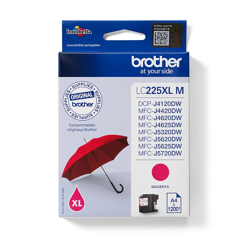 Brother Muste Magenta Lc225xlm 1,2k