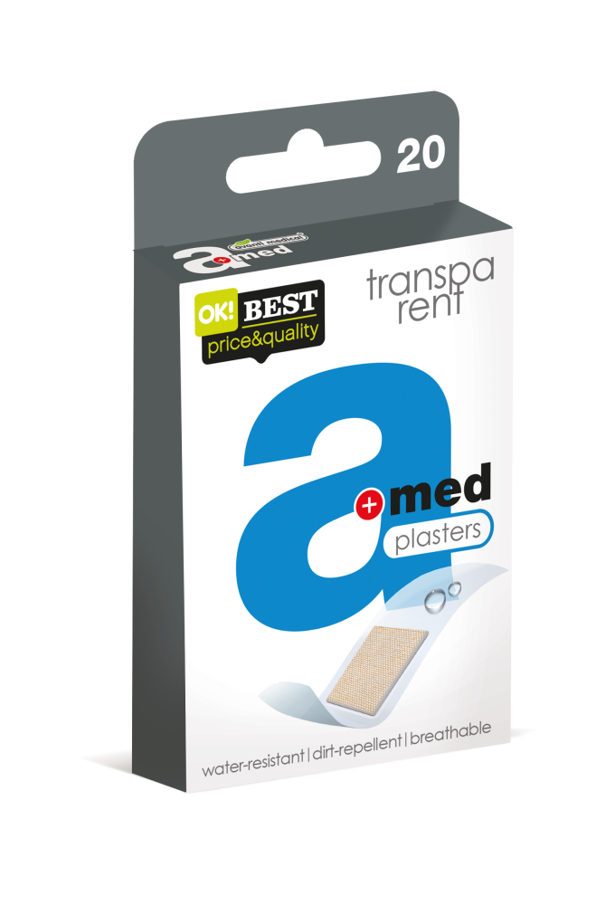 Avanti Medical A-med Transparent laastari läpinäkyvä 20 kpl