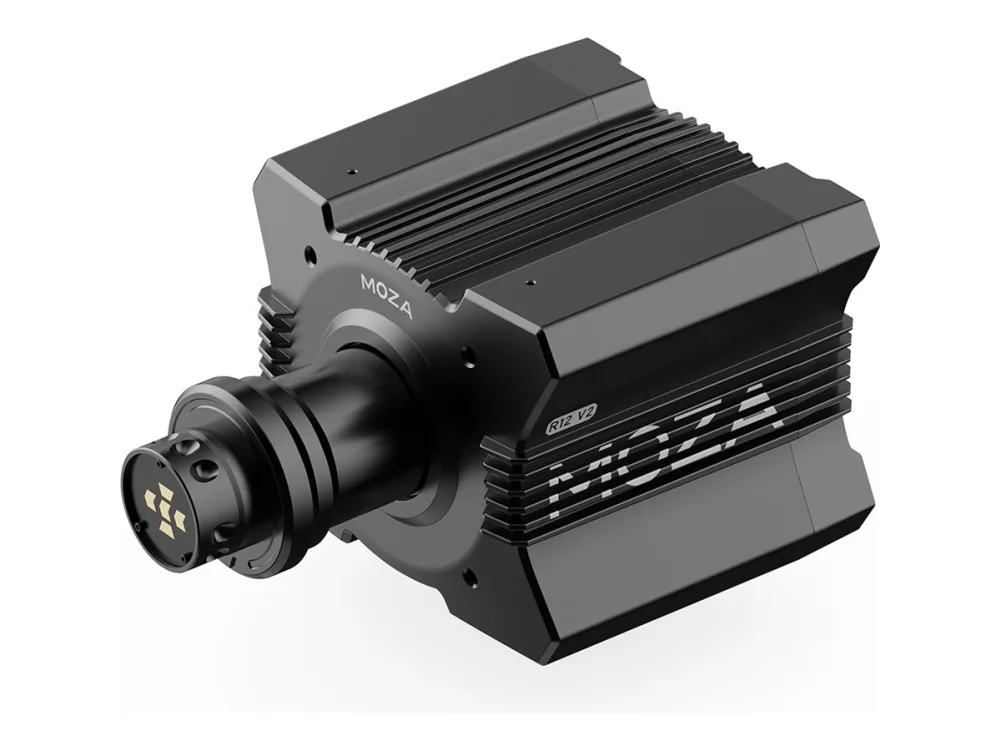 Moza Racing R12 - Ratpåsætningsbase for spilcontroller - direkte drev - sort