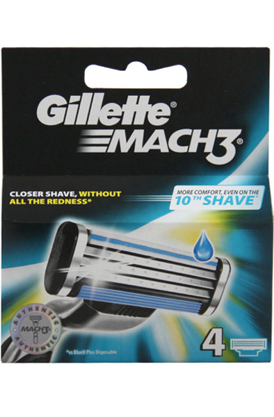 Gillette Mach3 4-pack Gillette - sheivausterät