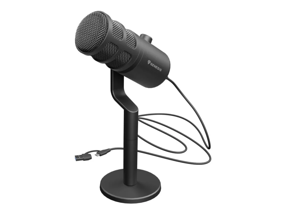 GENESIS Radium 350D, PC-mikrofoni, -48 dB, 16 - 14000 Hz, 24 bittiä, 192 kHz, langallinen