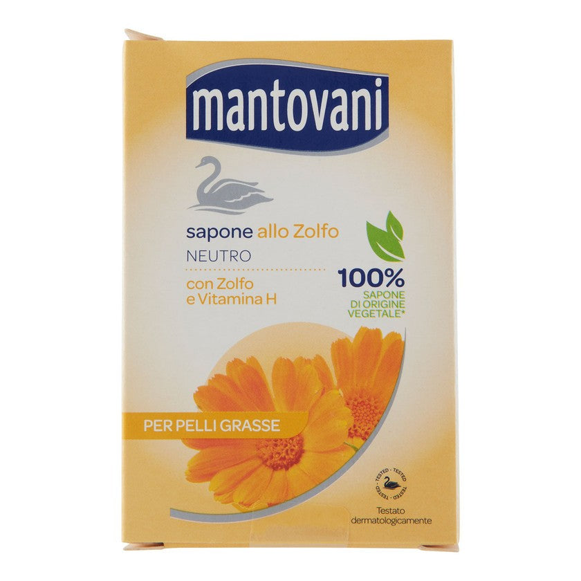 Mantovani Neutra rikki-saippua rasvaiselle iholle, 100 g pala