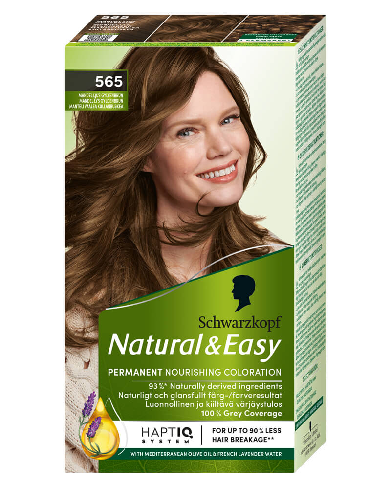 Schwarzkopf Natural & Easy 565 Ljus Gyllenbrun - 1 pcs