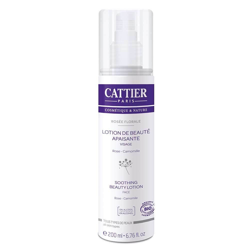 Cattier Rosée Florale rauhoittava kauneusvoide kasvoille Pink Chamomile ORGANIC 200 ml