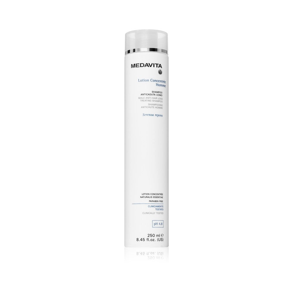 Medavita Lotion Concentree Male hiustenlähtöä ehkäisevä shampoo miehille 250 ml