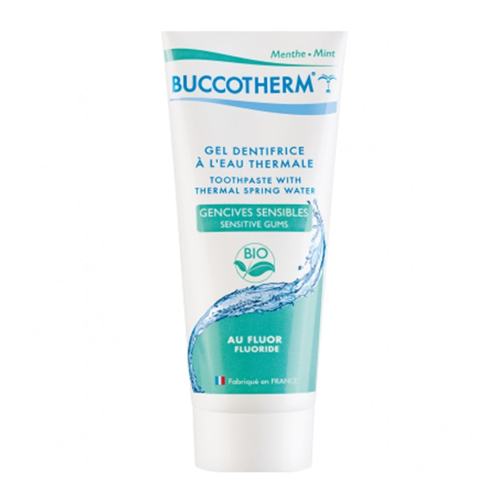 Buccotherm Hammastahnageeli - Herkät Ikenet - Fluorilla - LUOMU 75 ml