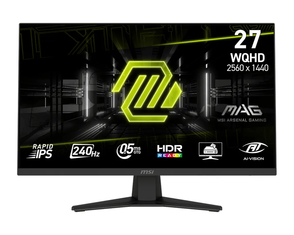 27" MSI MAG 274QFDE X24 - 2560x1440 (QHD) - 240Hz - IPS - KVM switch