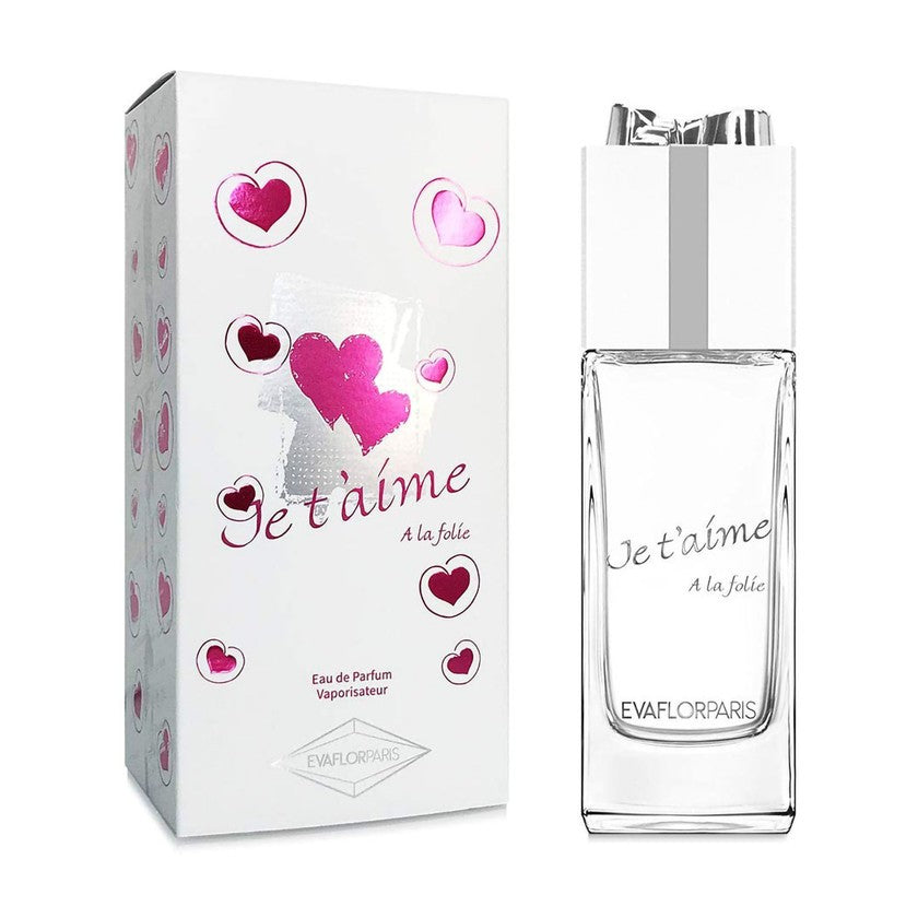 Evaflor Paris Je T`Aime A La Folie - Eau De Parfum 100 ml