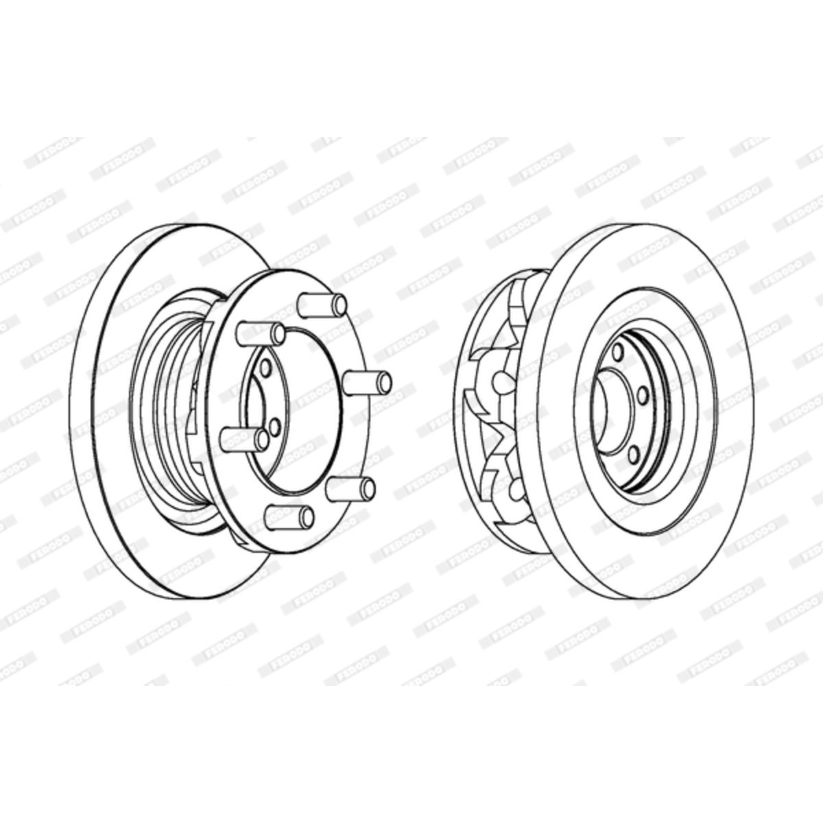 Jarrulevy FERODO FCR313A