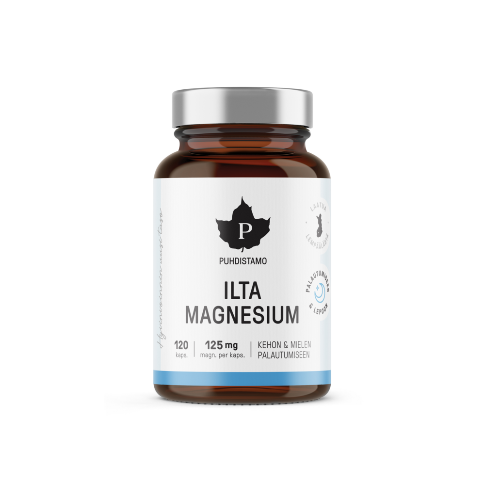 Puhdistamo Ilta Magnesium 120 kapselia