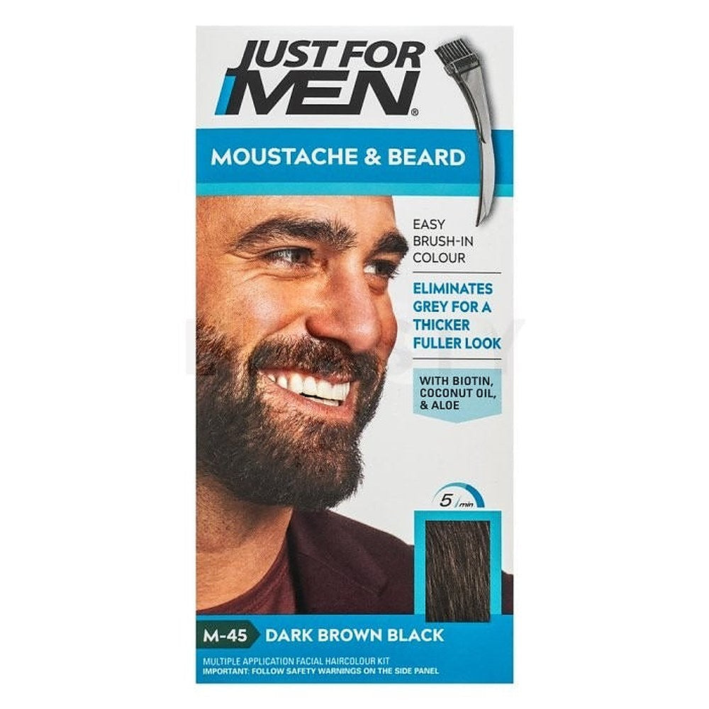 Just For Men Color Gel - Vähitellen vaikuttava hiusväri miehille 28 g M45 | Tummanruskea/Musta