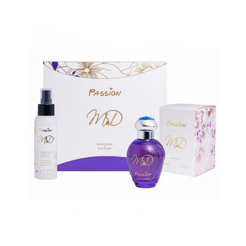 M&d Lahjapakkaus Passion Eau De Parfum 100ml + Body Lotion 100ml 1 yksikkö