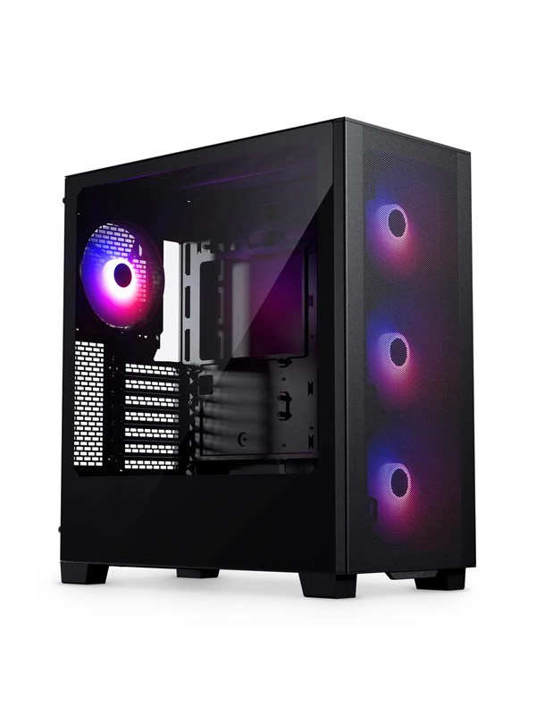 Phanteks XT Pro Ultra -miditornikotelo ikkunalla, musta